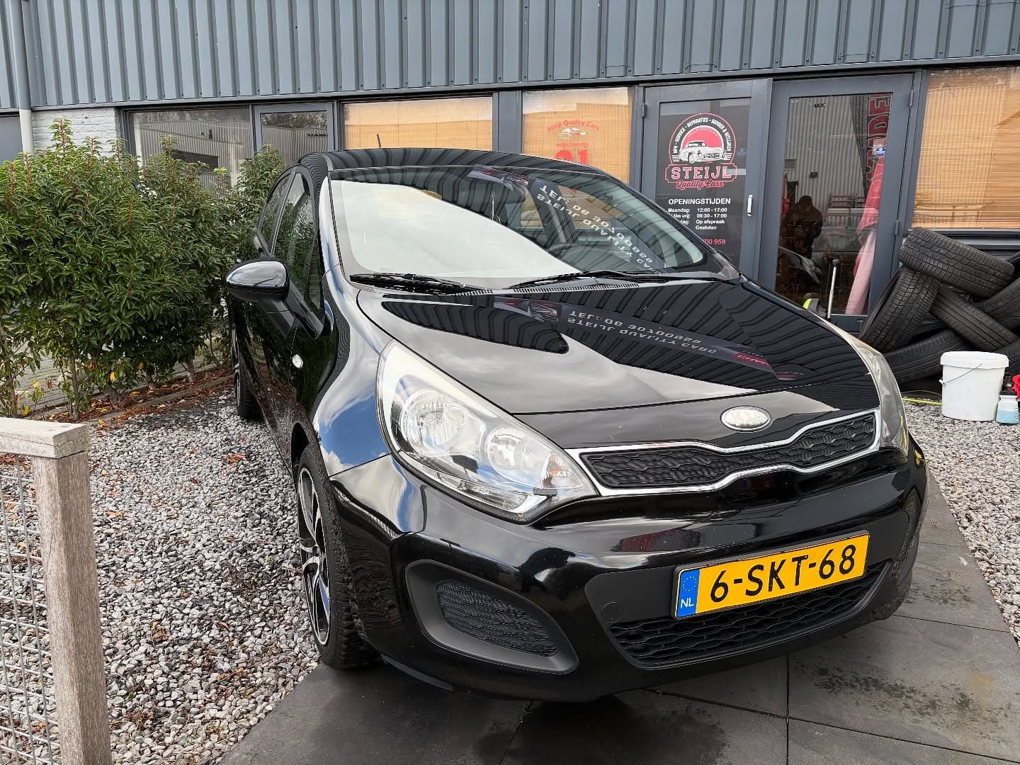 Kia Rio na volledige lak- en wasbehandeling door Steijl Car Care